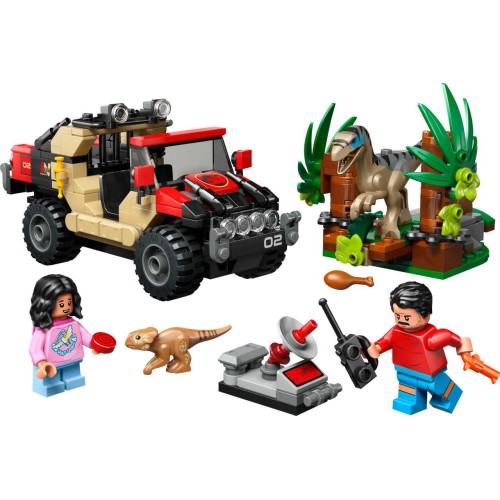 LEGO Jurassic World Raptor Off-Road Escape Toy 76972