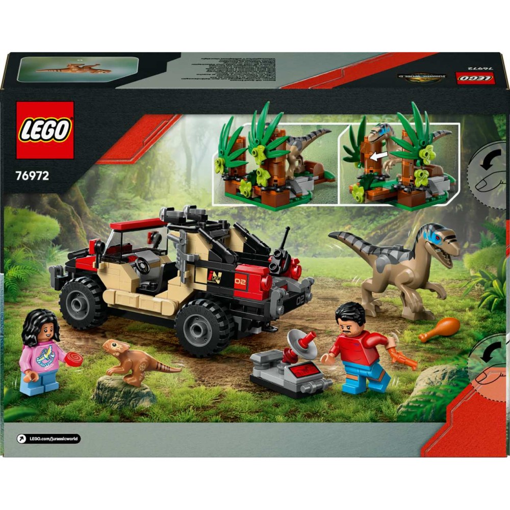 LEGO Jurassic World Raptor Off-Road Escape Toy 76972