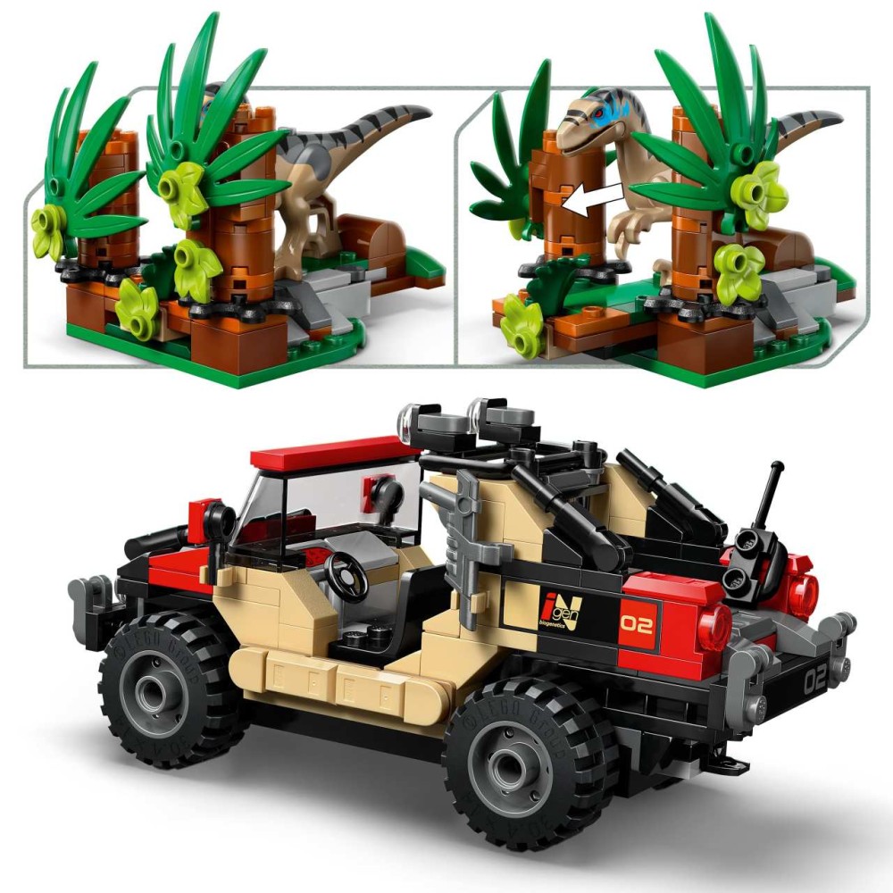 LEGO Jurassic World Raptor Off-Road Escape Toy 76972