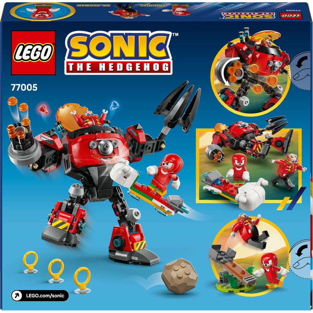LEGO Sonic the Hedgehog Knuckles vs. Dr. Eggman: Egg Crusher Mech (77005)