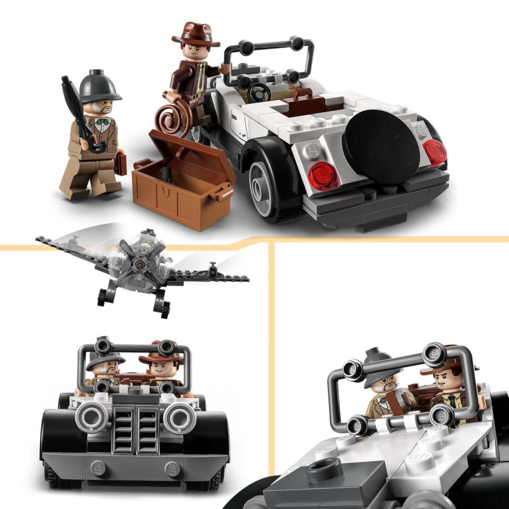 LEGO Indiana Jones Fighter Plane Chase Toy Set 77012