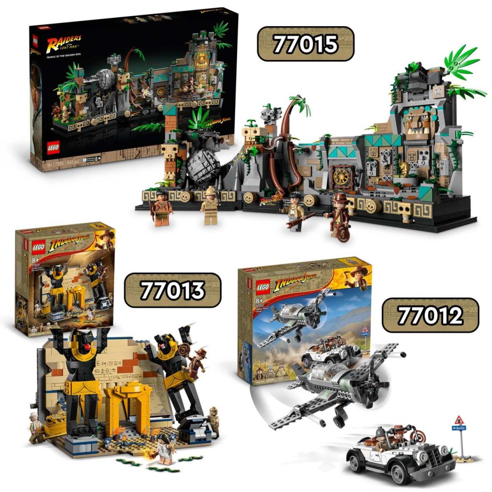 LEGO Indiana Jones Fighter Plane Chase Toy Set 77012