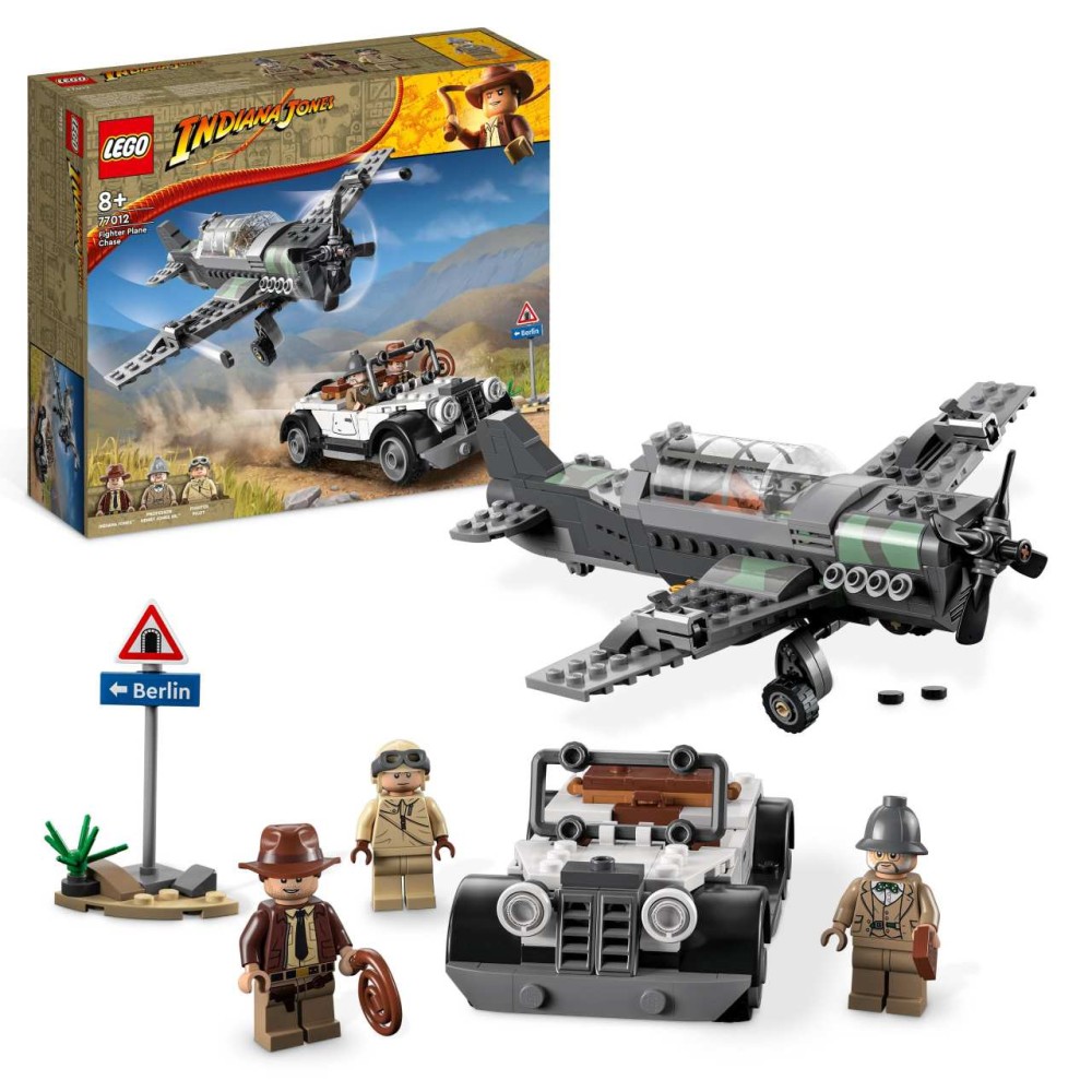 LEGO Indiana Jones Fighter Plane Chase Toy Set 77012