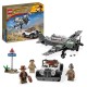 LEGO Indiana Jones Fighter Plane Chase Toy Set 77012