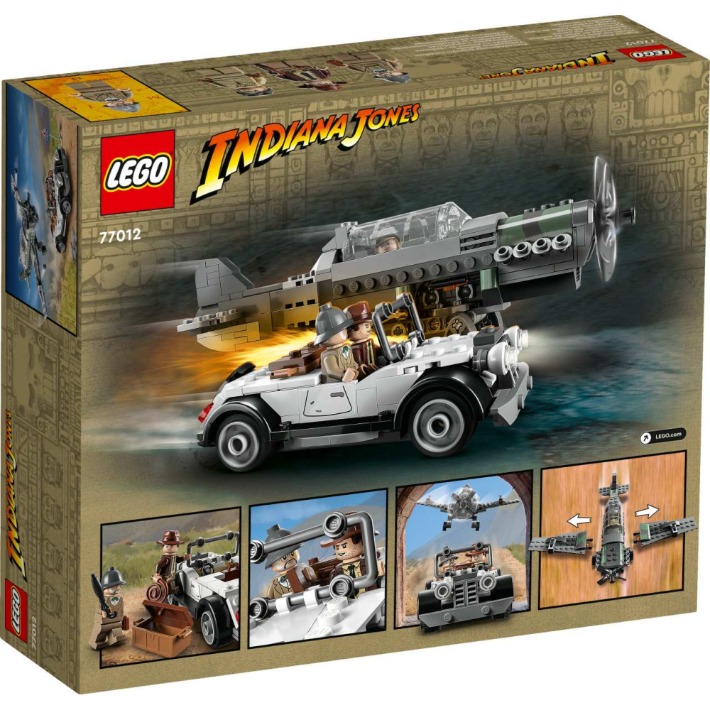 LEGO Indiana Jones Fighter Plane Chase Toy Set 77012