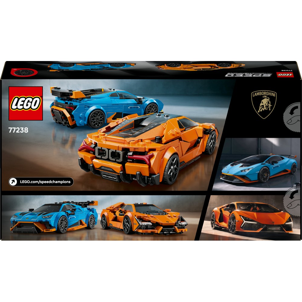 LEGO Speed Champions Lamborghini Revuelto & Huracán STO (77238)