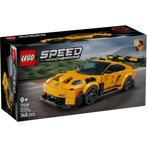 LEGO Speed Champions Porsche 911 GT3 RS – Super Car Model with Driver (77239)