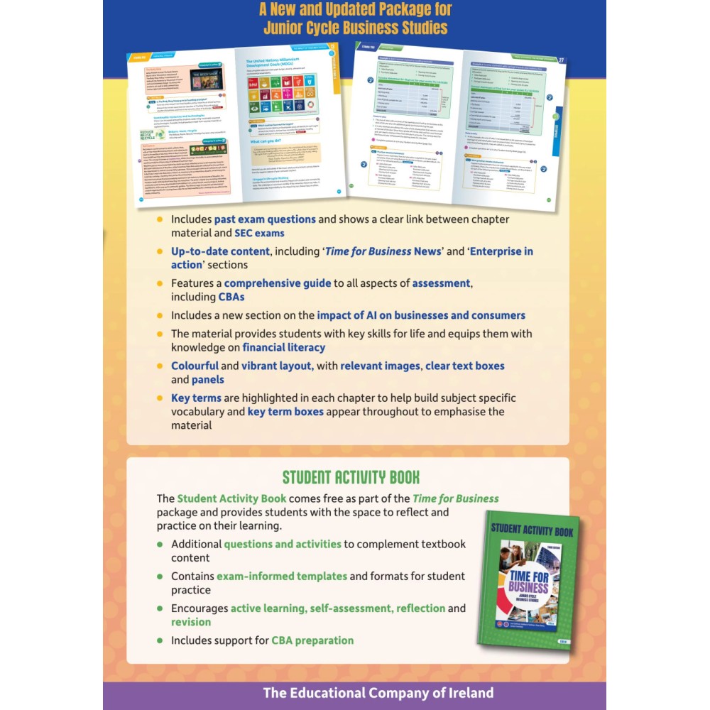 Time For Business - Textbook & Workbook Set - 3rd / New Edition (2024)
