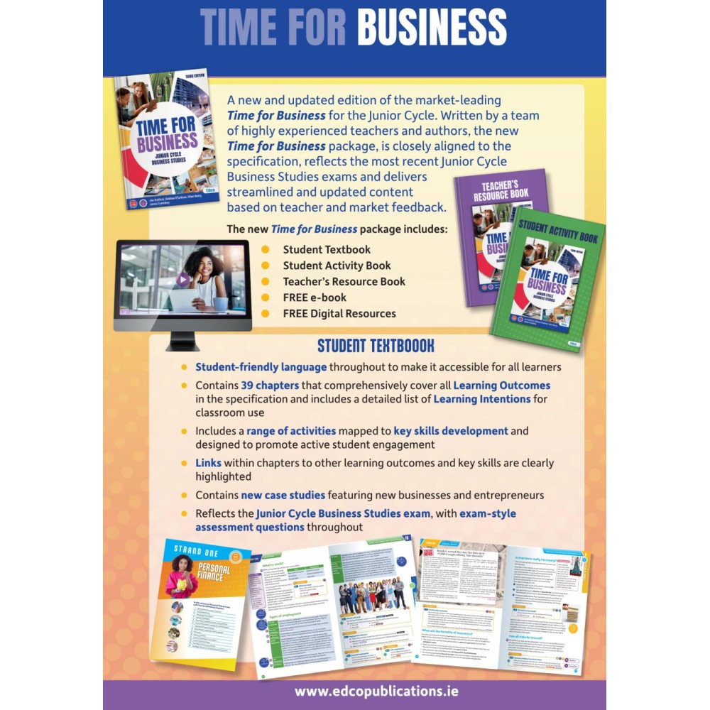 Time For Business - Textbook & Workbook Set - 3rd / New Edition (2024)