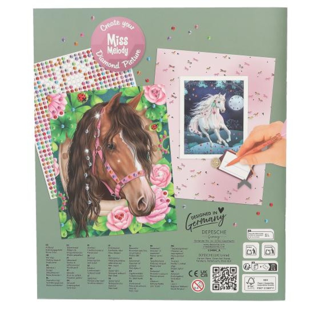 Miss Melody Diamond Picture Stickerbook
