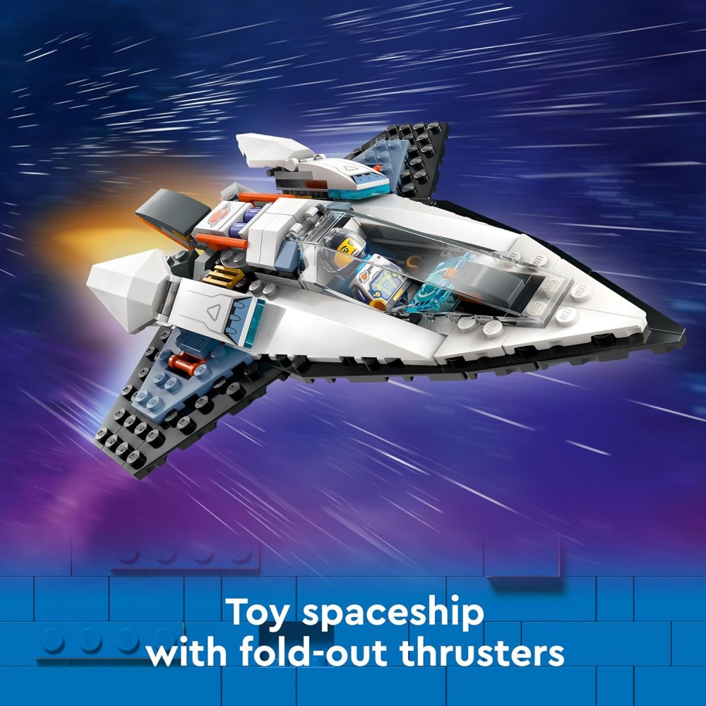 LEGO City Space Explorers Pack 60441 – Buildable Mech, Spaceship & Hoverbike
