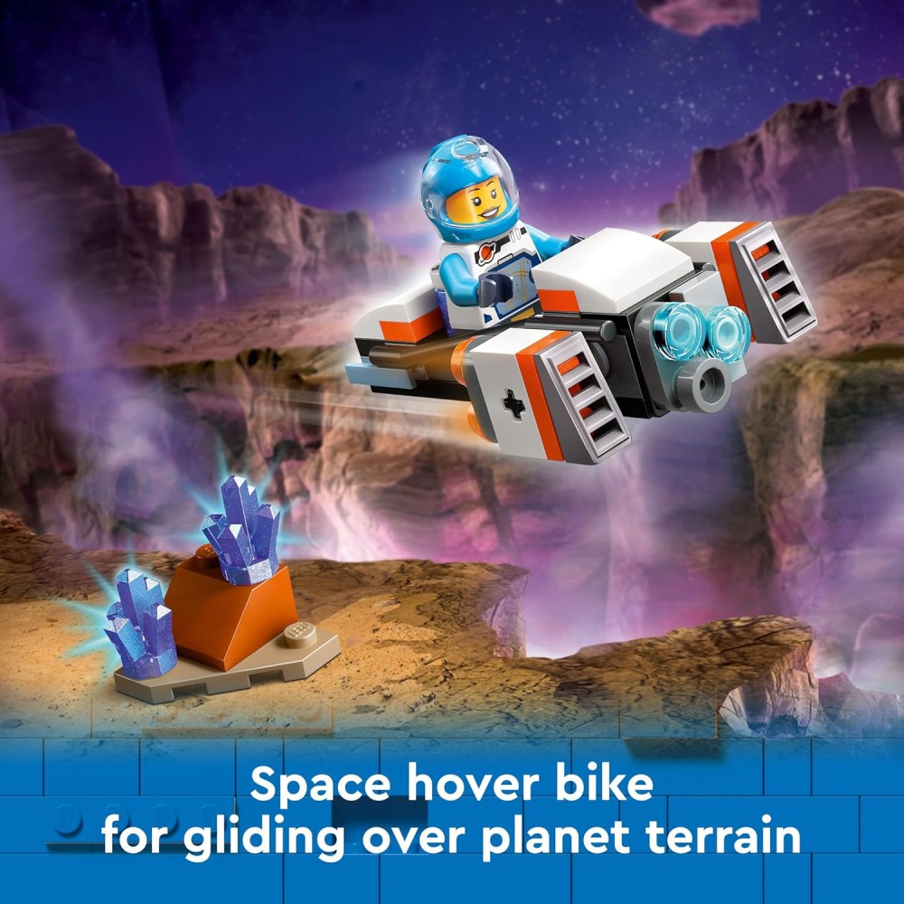 LEGO City Space Explorers Pack 60441 – Buildable Mech, Spaceship & Hoverbike