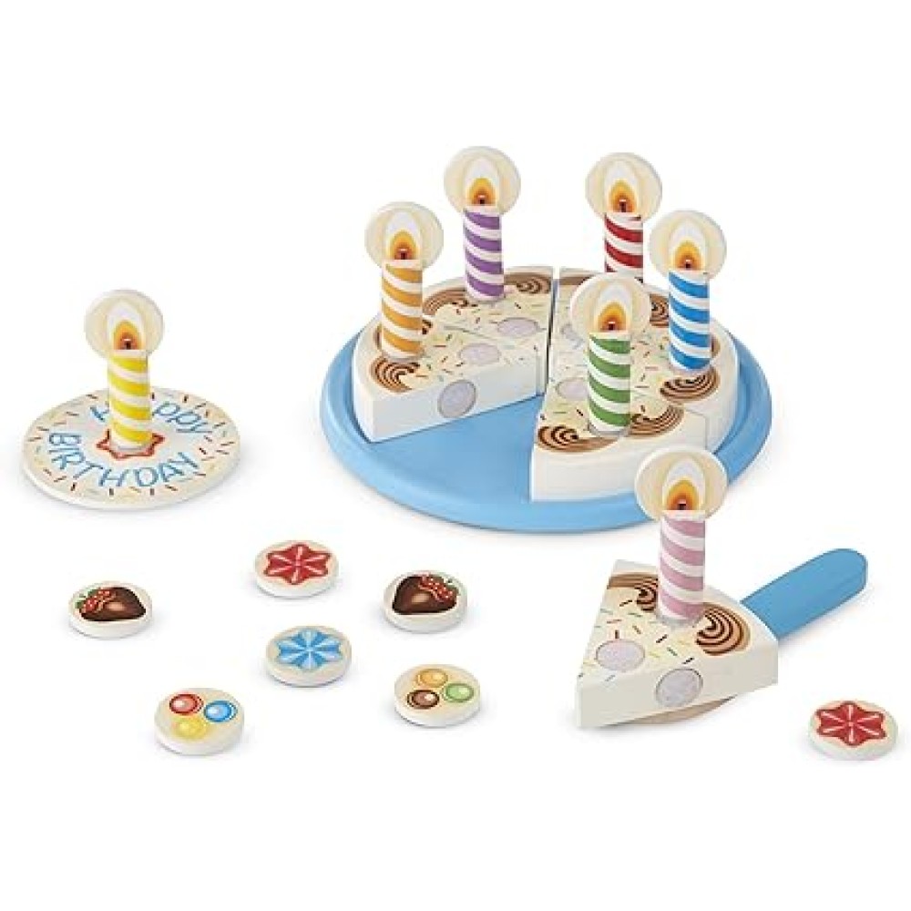 Melissa & Doug Wooden Birthday Cake