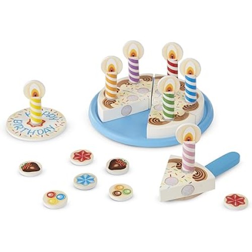 Melissa & Doug Wooden Birthday Cake