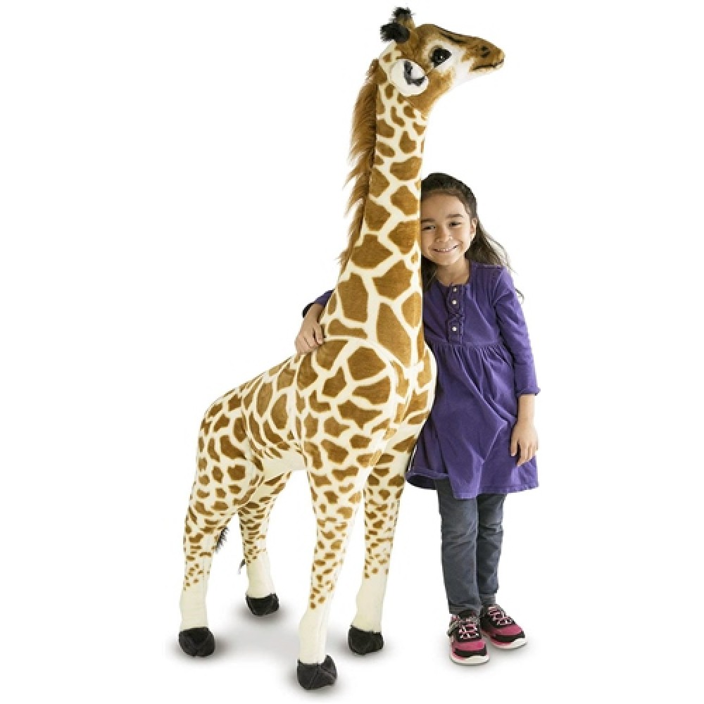 Melissa & Doug Giant Giraffe - Lifelike Plush Stuffed Animal (over 1.2 metres tall)