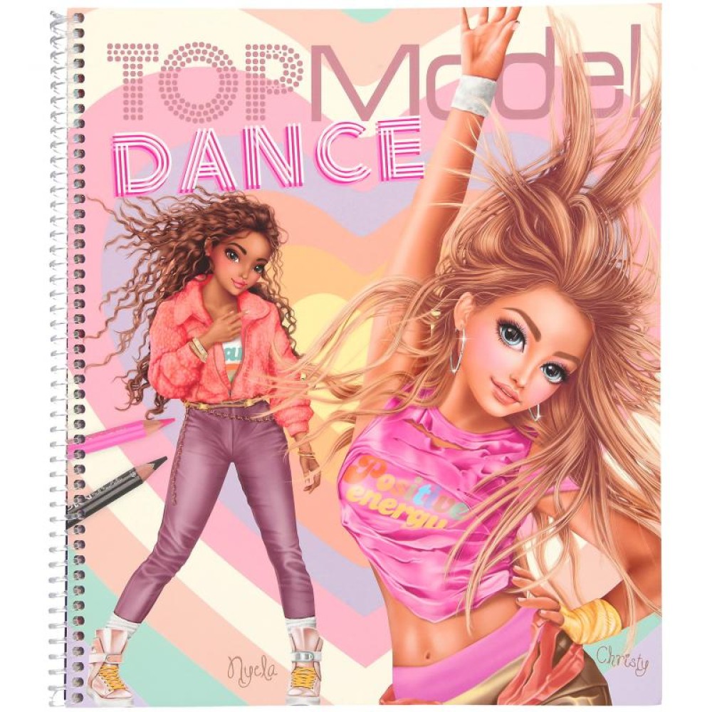 TOPModel DANCE Colouring Book