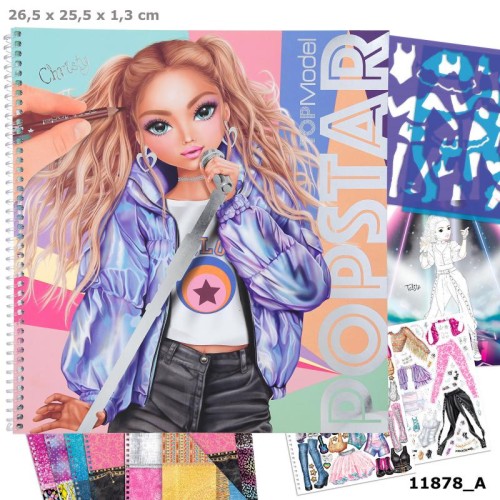 TOPModel POPSTAR Colouring Book