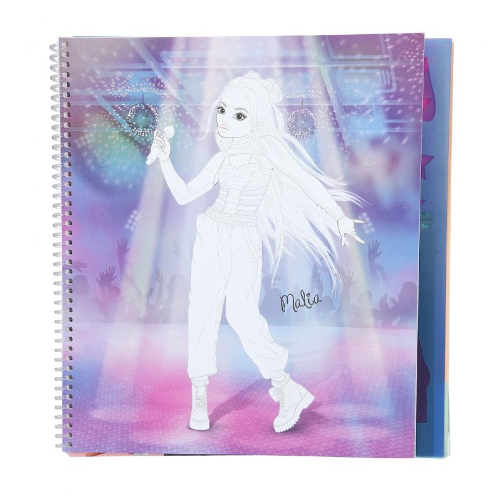 TOPModel POPSTAR Colouring Book