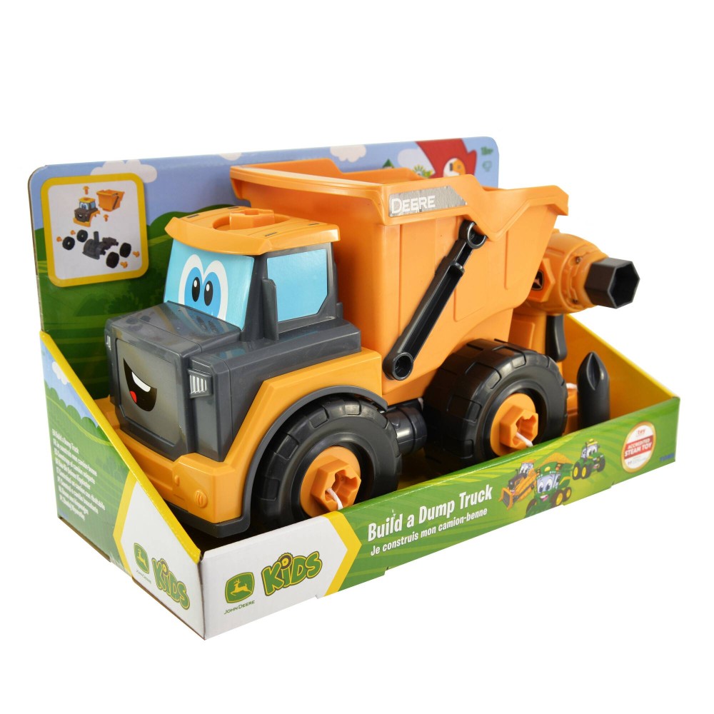 John Deere Kids Build-A-Buddy Yellow Dump Truck