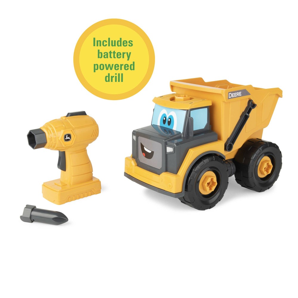 John Deere Kids Build-A-Buddy Yellow Dump Truck