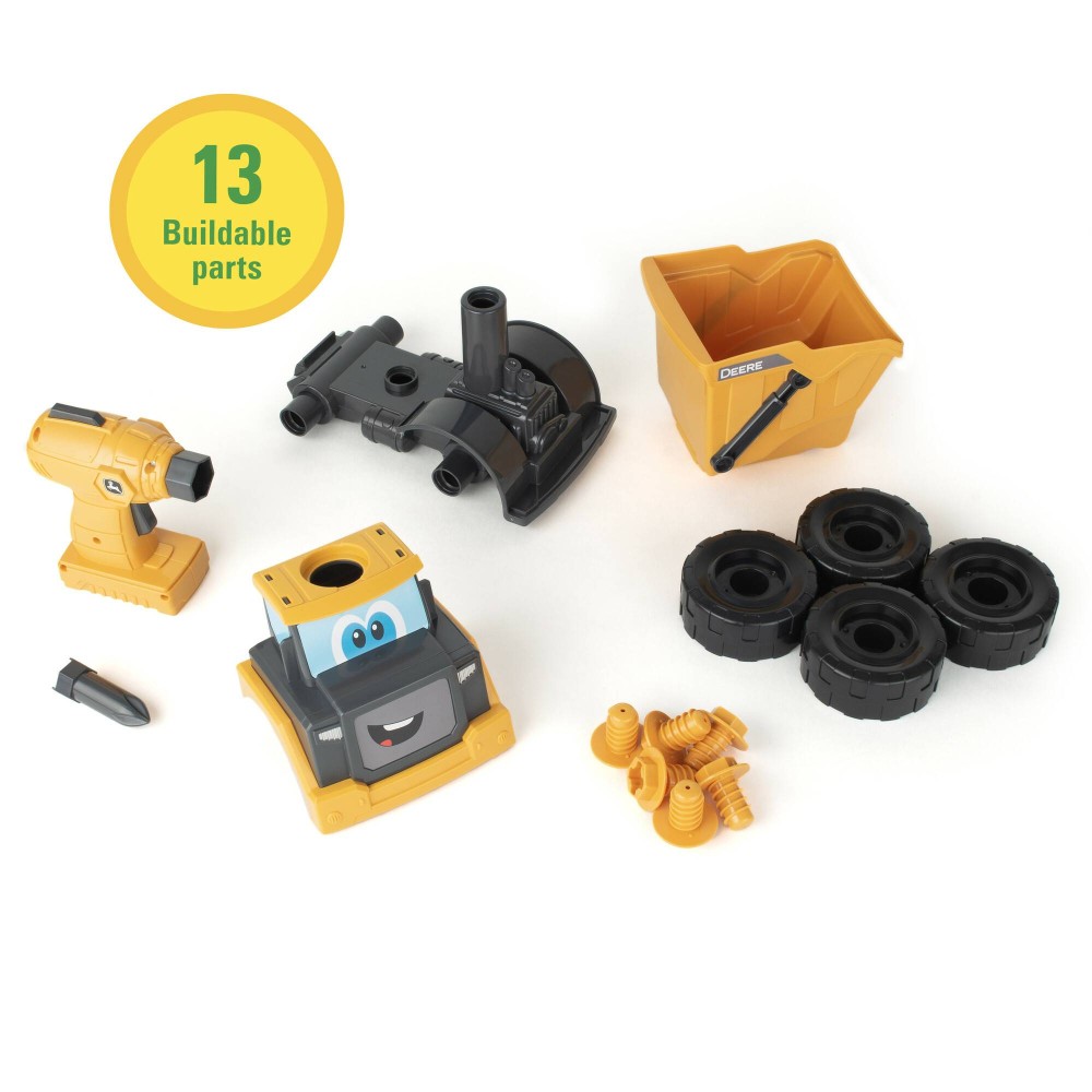 John Deere Kids Build-A-Buddy Yellow Dump Truck