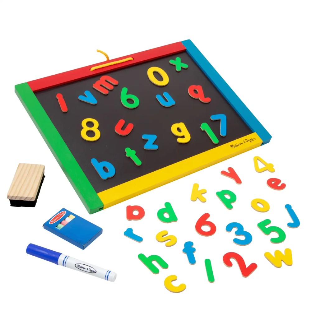 Melissa & Doug Magnetic Chalkboard/Dry-Erase Board