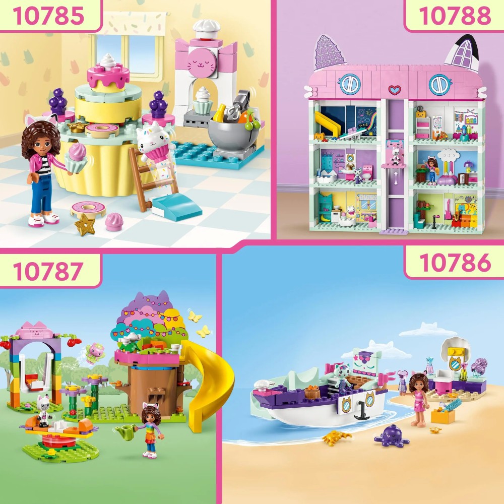 LEGO Gabby\'s Dollhouse Toy Playset + Figures 10788