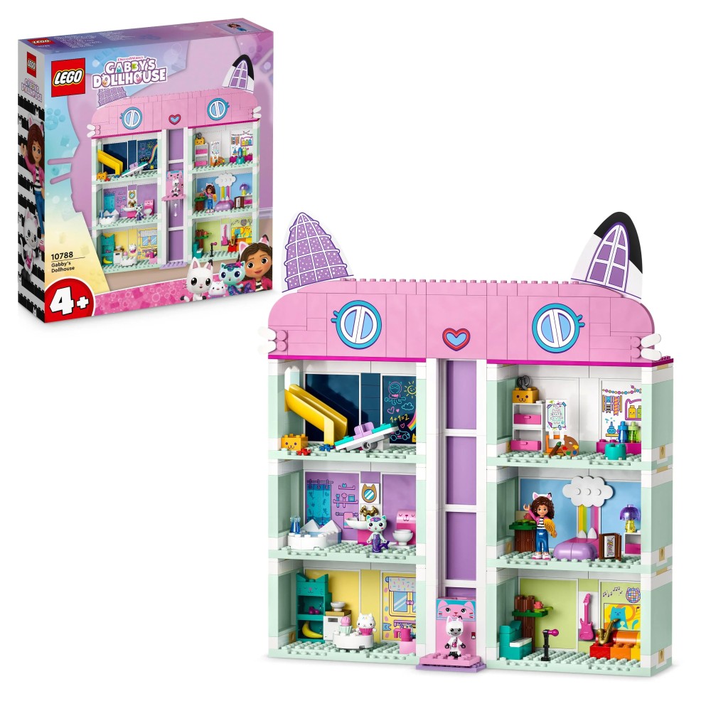 LEGO Gabby\'s Dollhouse Toy Playset + Figures 10788