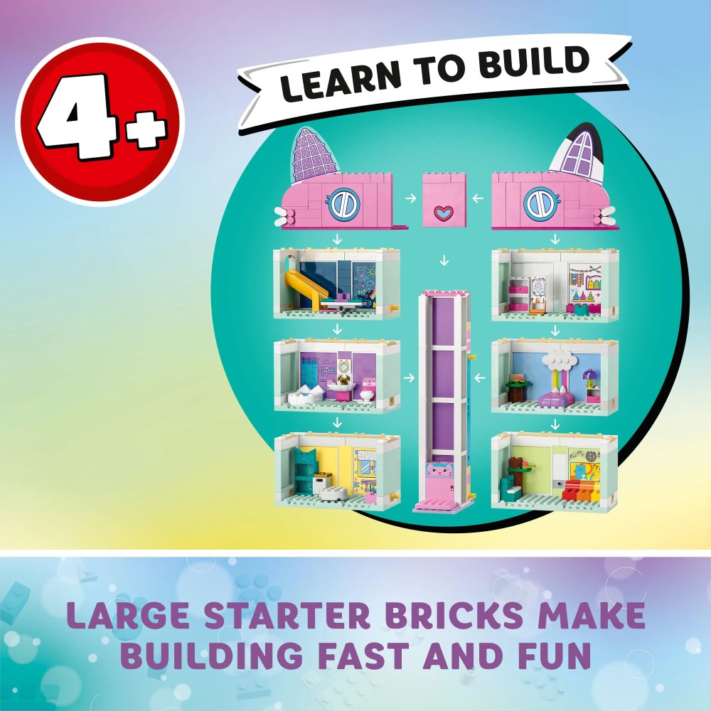 LEGO Gabby\'s Dollhouse Toy Playset + Figures 10788