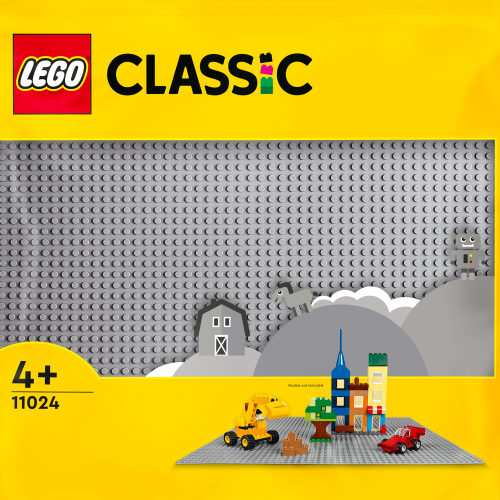 Lego Classic Grey Baseplate (11024)