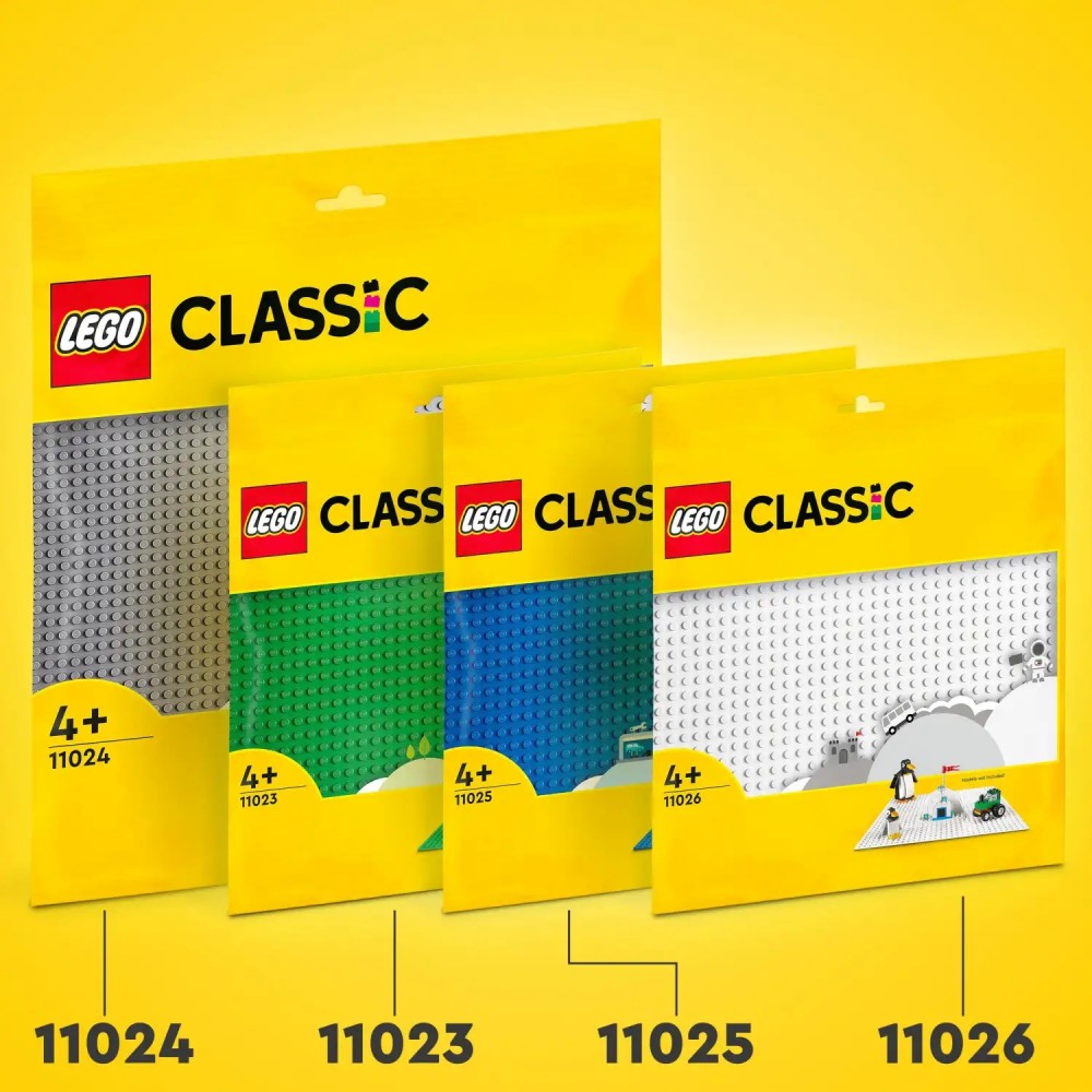 Lego Classic Grey Baseplate (11024)