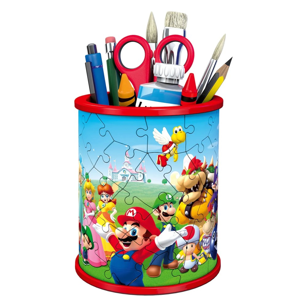 Ravensburger Super Mario Pencil Holder 3D Puzzle 54pc