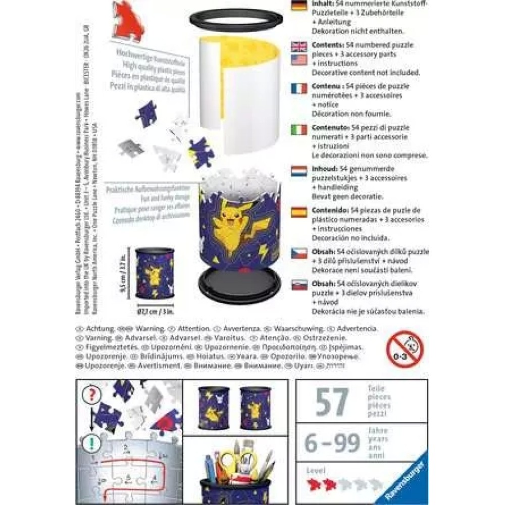 Pokemon Pencil Holder - 54pc