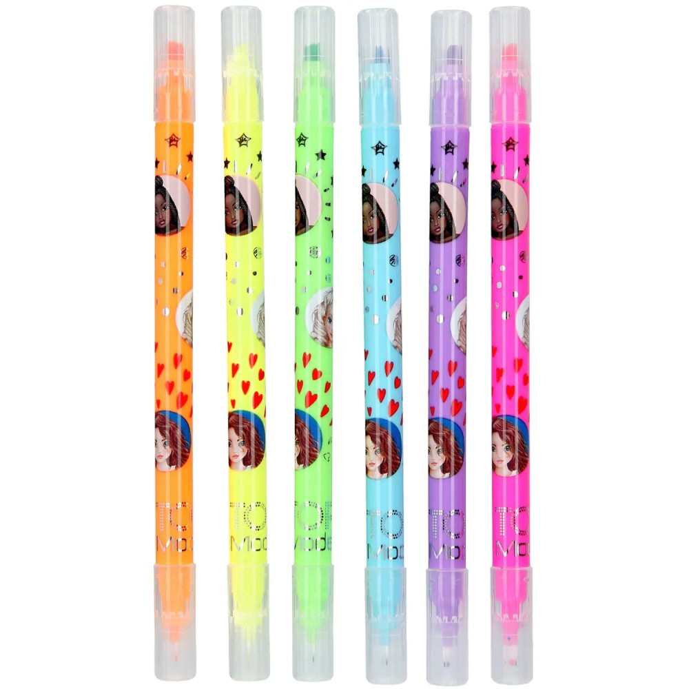 TOPModel Double Highlighter & Fineliner
