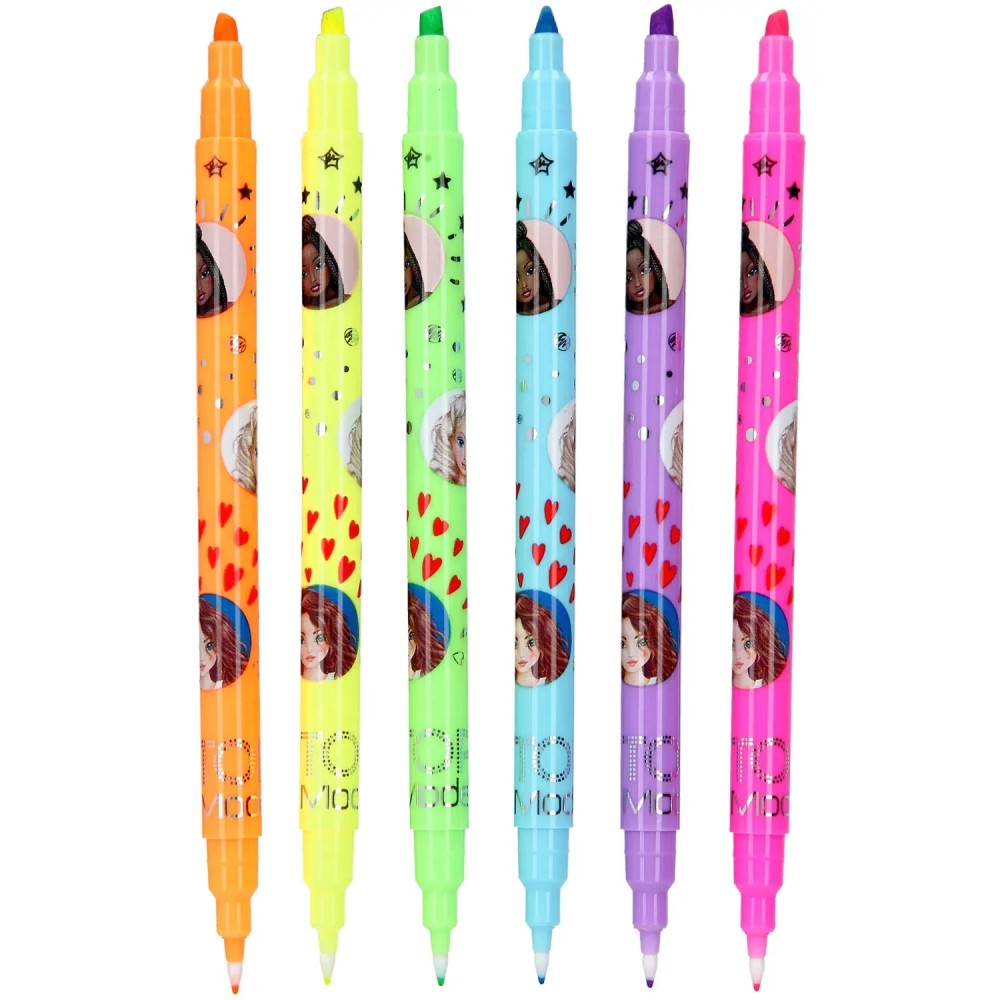 TOPModel Double Highlighter & Fineliner