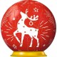 3D Puzzle-Ball Red Reindeer - 54pc
