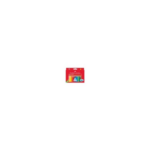 REDLINE JUNIOR GRIP TRIANGULAR CRAYONS BOX 12