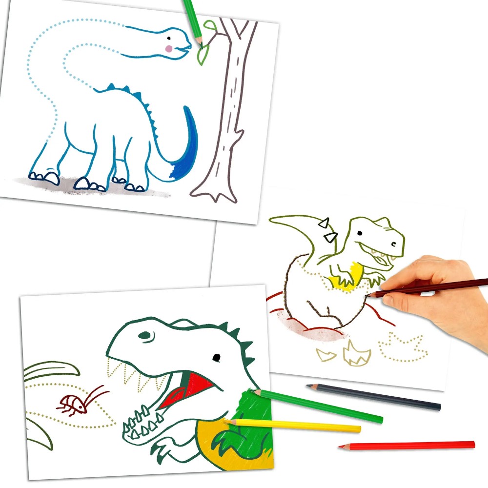Dino World Dot To Dot Colouring Book MINI DINO 12010| Stakelum Store Ireland