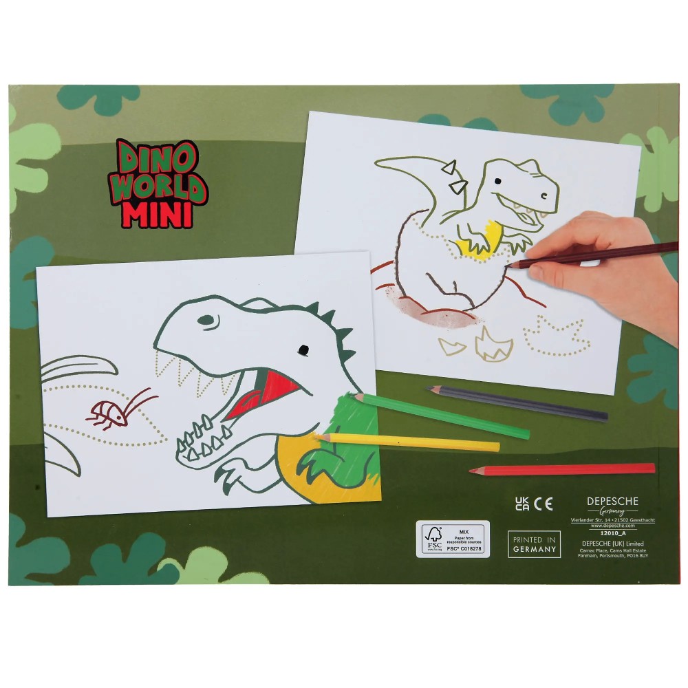Dino World Dot To Dot Colouring Book MINI DINO 12010| Stakelum Store Ireland