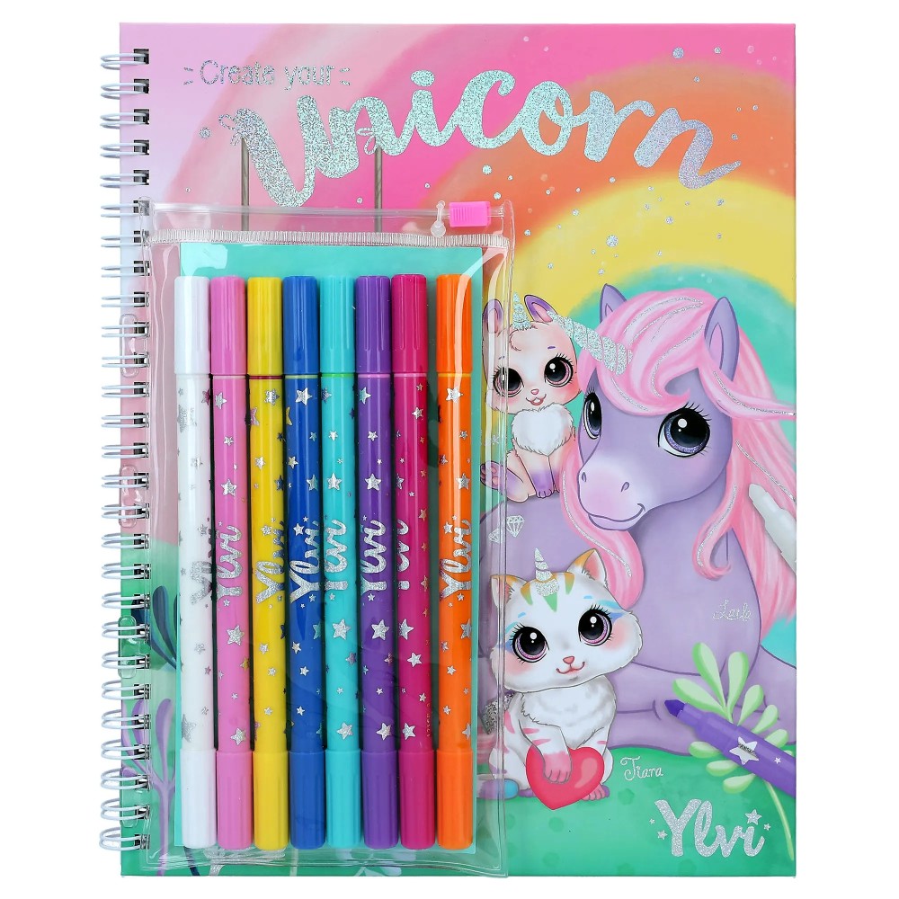 Ylvi Colouring Book With Pen Set 12168