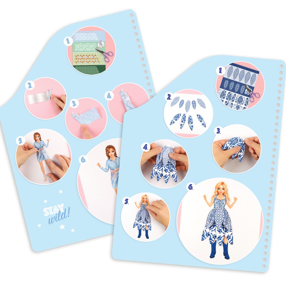TOPModel Dress Me Up Collage Book 12379