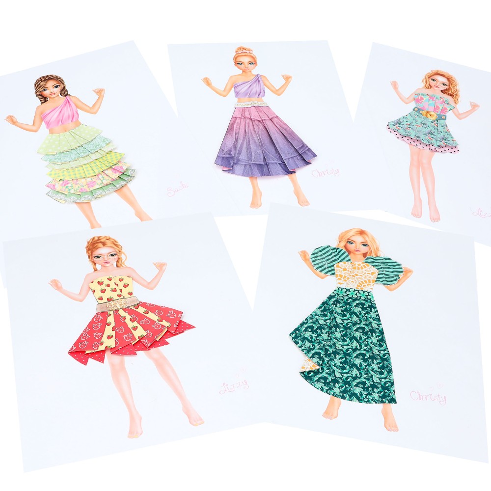 TOPModel Dress Me Up Collage Book 12379