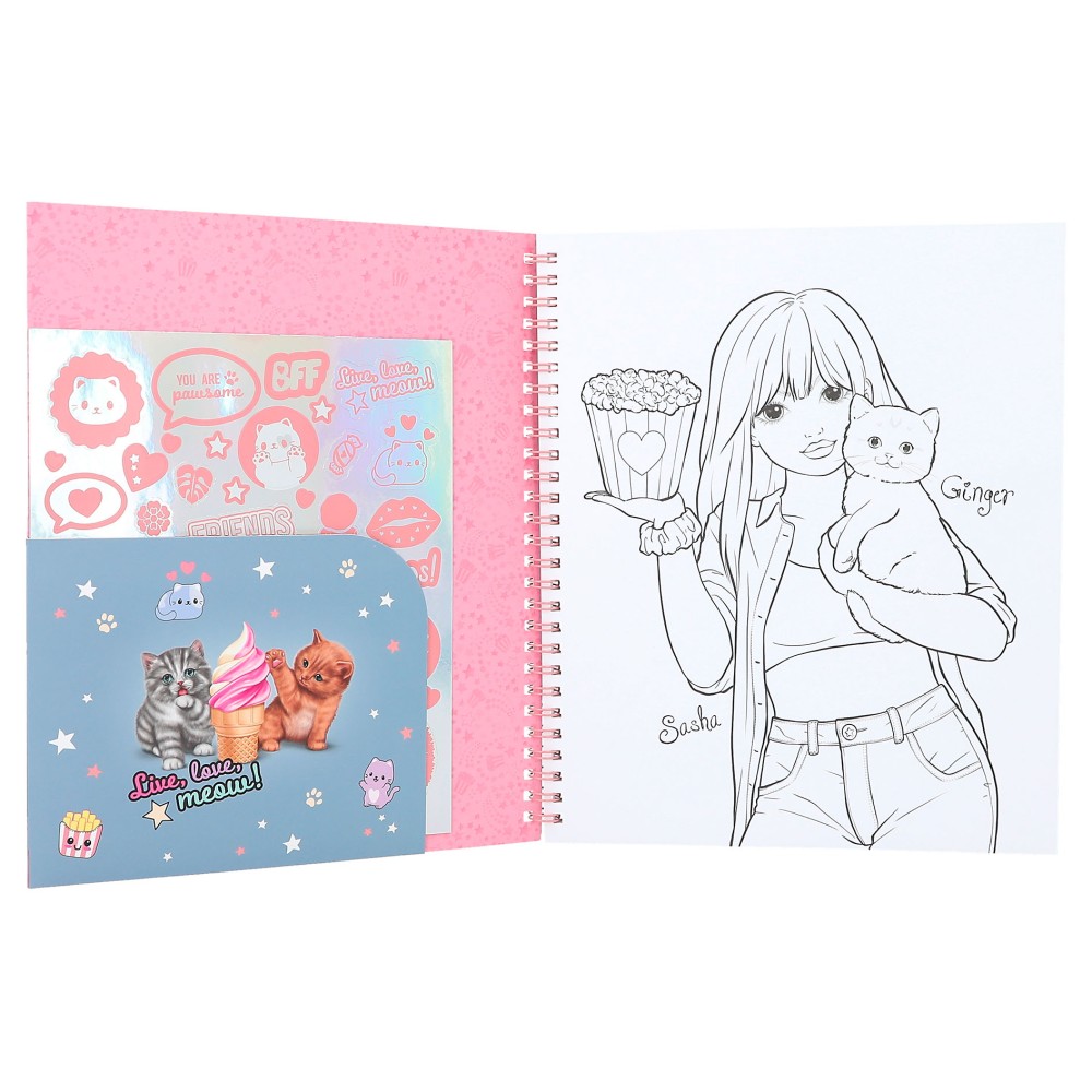 TOPModel Colouring Book CUTIE STAR 12434