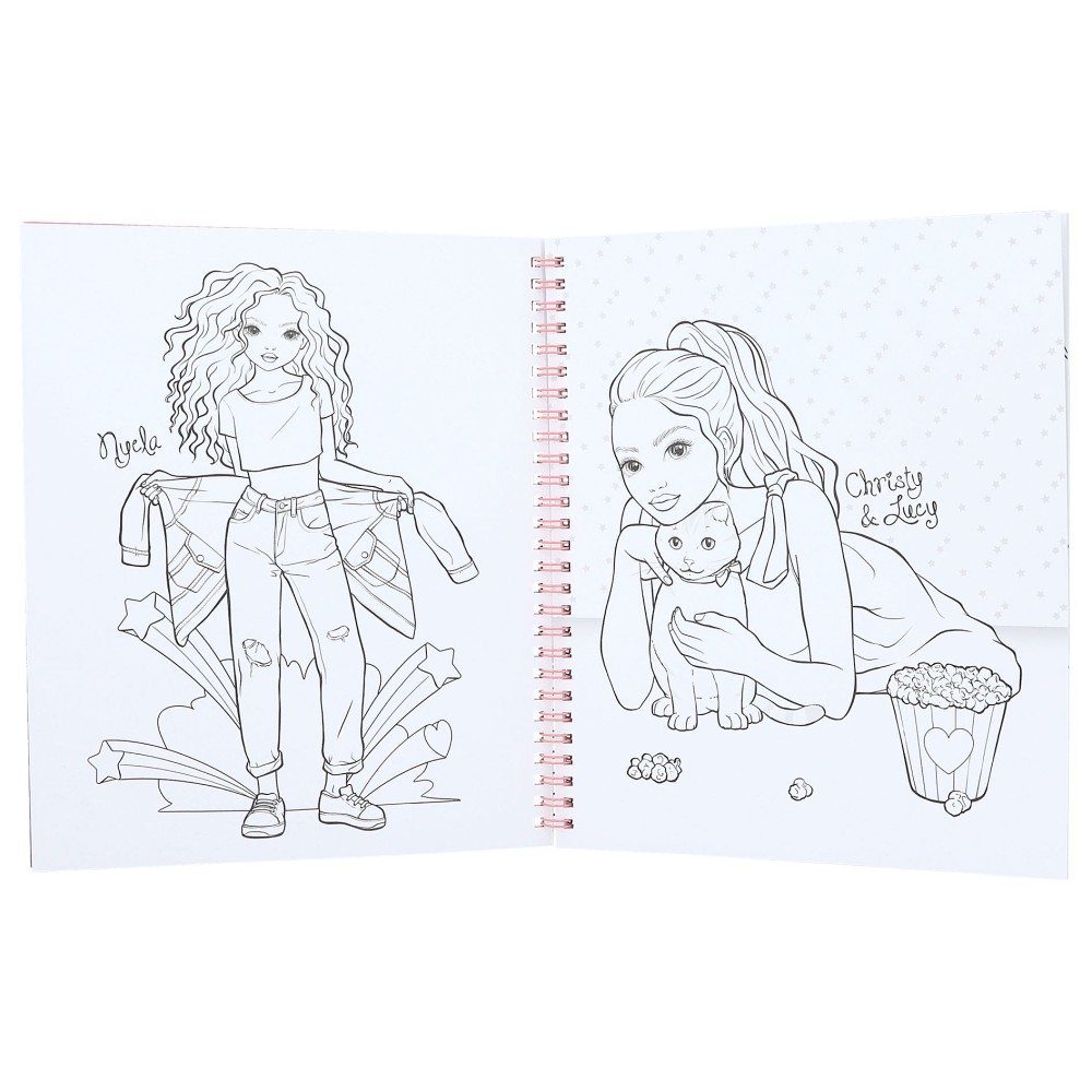 TOPModel Colouring Book CUTIE STAR 12434