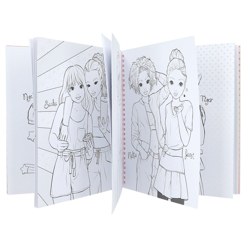 TOPModel Colouring Book CUTIE STAR 12434