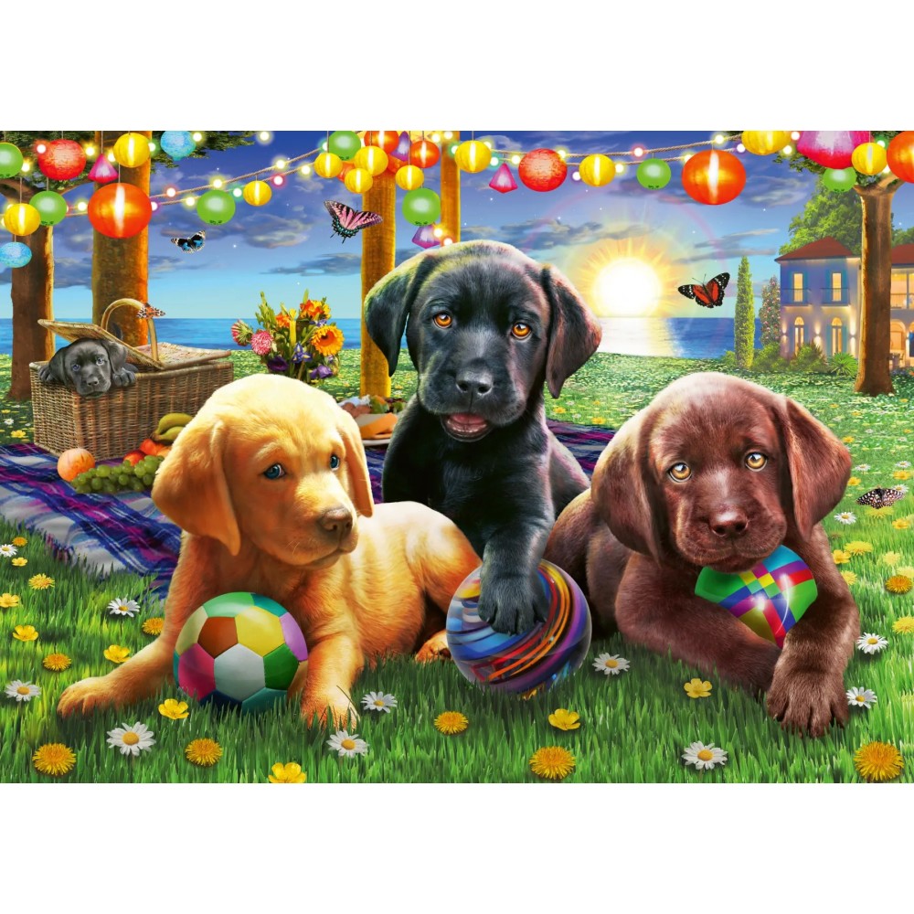 Ravensburger Puppy Picnic 100pc XXL