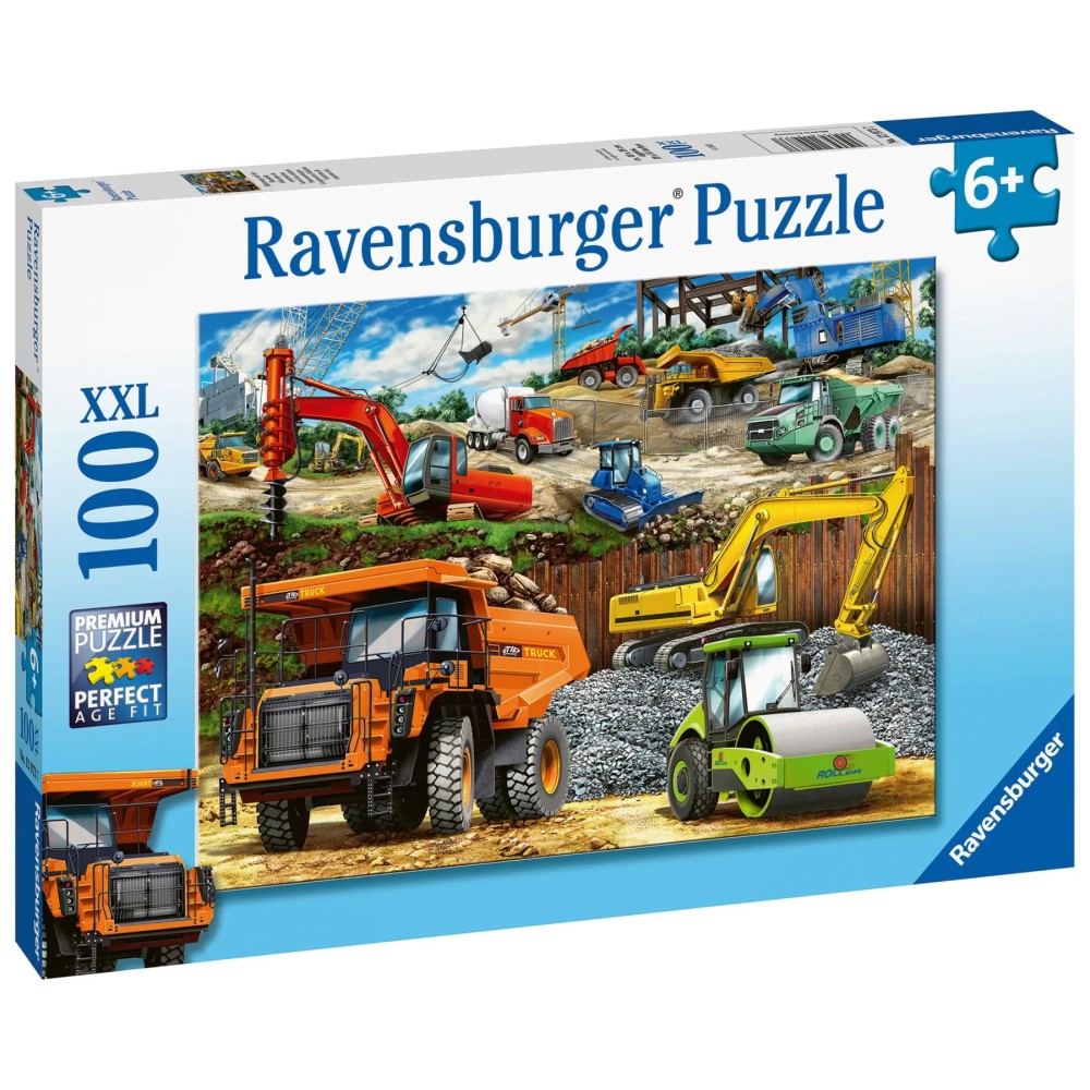Ravensburger Construction Vehicles 100pc XXL