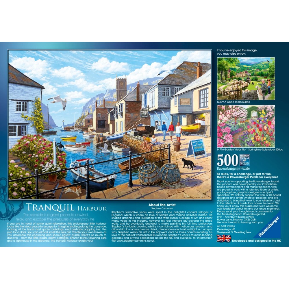 Ravensburger Tranquil Harbour 500pc