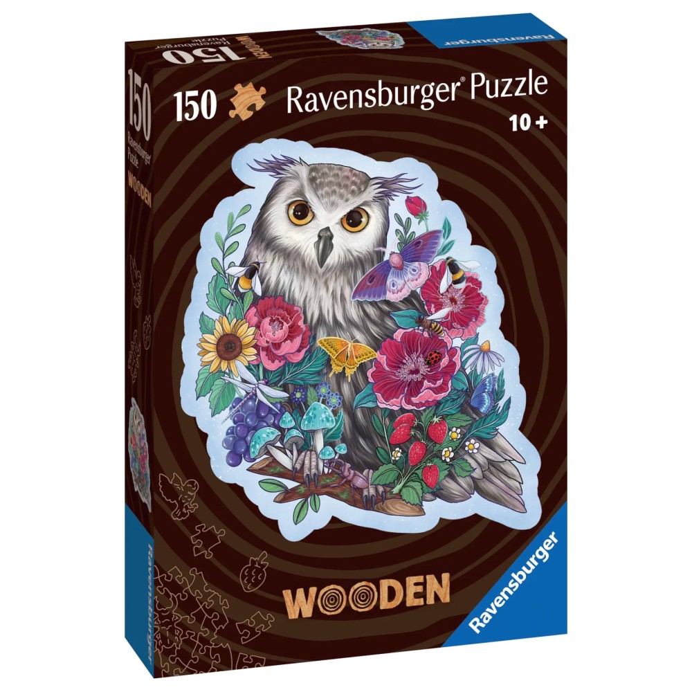 Ravensburger Shaped Owl Wooden 150pc
