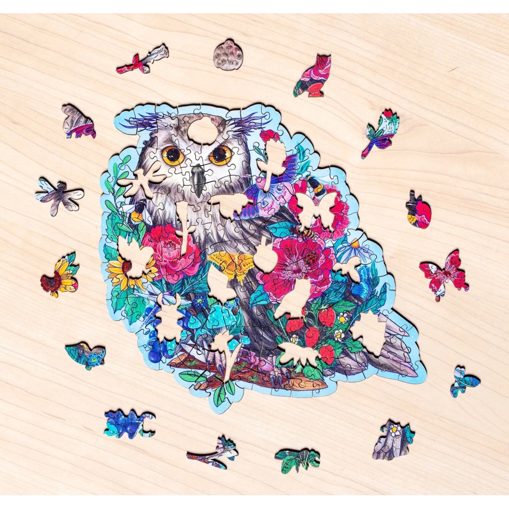 Ravensburger Shaped Owl Wooden 150pc